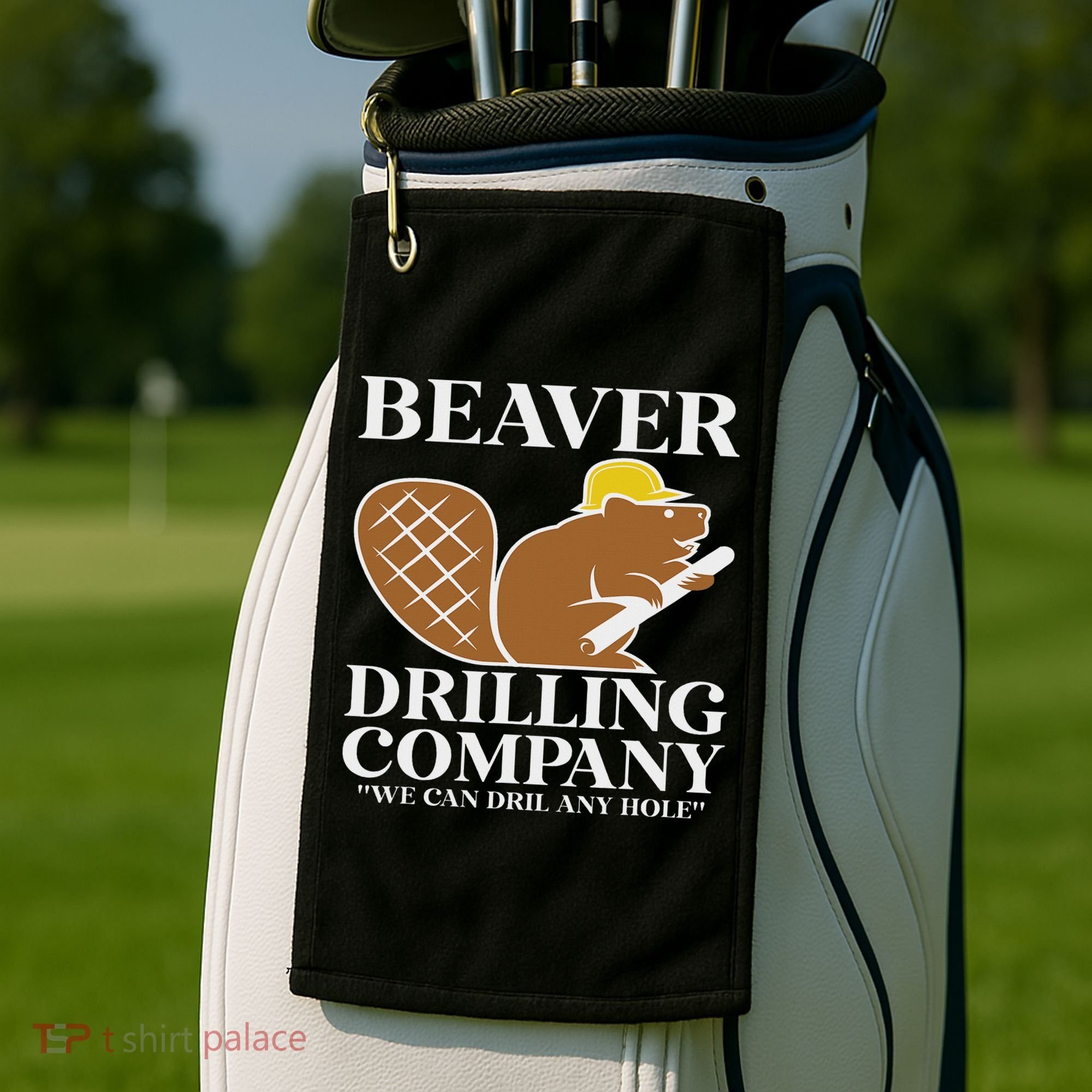 Beaver Fan Beaver Lover Funny Beaver Cute Beaver Golf Towel