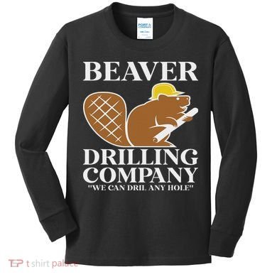 Beaver Fan Beaver Lover Funny Beaver Cute Beaver Kids Long Sleeve Shirt