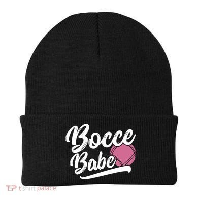Bocce Funny Bocce Player Italian Bowling Bocce Ball Gift Beanie