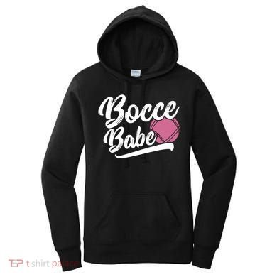 Bocce Funny Bocce Player Italian Bowling Bocce Ball Gift Women's Hoodie