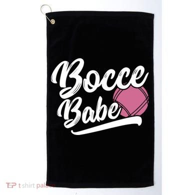 Bocce Funny Bocce Player Italian Bowling Bocce Ball Gift Golf Towel