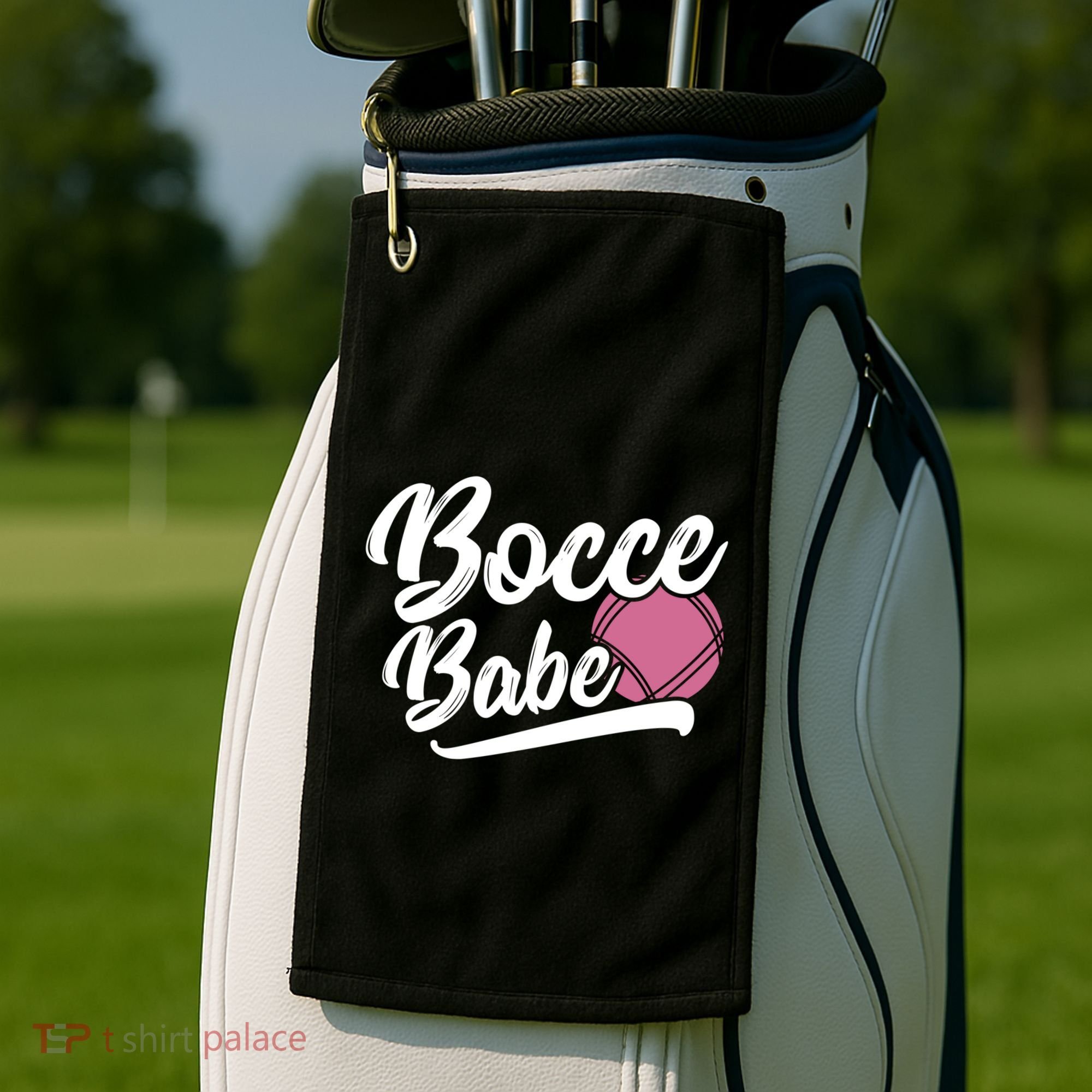 Bocce Funny Bocce Player Italian Bowling Bocce Ball Gift Golf Towel