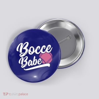 Bocce Funny Bocce Player Italian Bowling Bocce Ball Gift Button