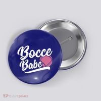 Bocce Funny Bocce Player Italian Bowling Bocce Ball Gift Button thumb 0