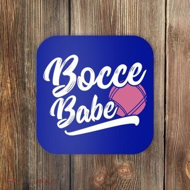 Bocce Funny Bocce Player Italian Bowling Bocce Ball Gift Coaster