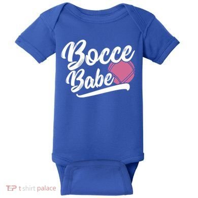 Bocce Funny Bocce Player Italian Bowling Bocce Ball Gift Baby Bodysuit
