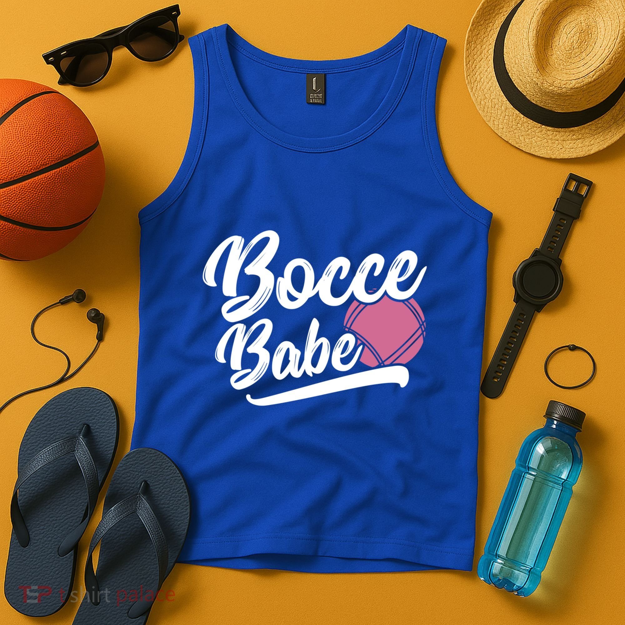 Bocce Funny Bocce Player Italian Bowling Bocce Ball Gift Tank Top