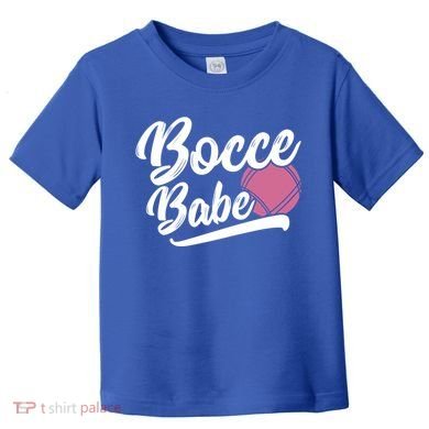Bocce Funny Bocce Player Italian Bowling Bocce Ball Gift Toddler T-Shirt
