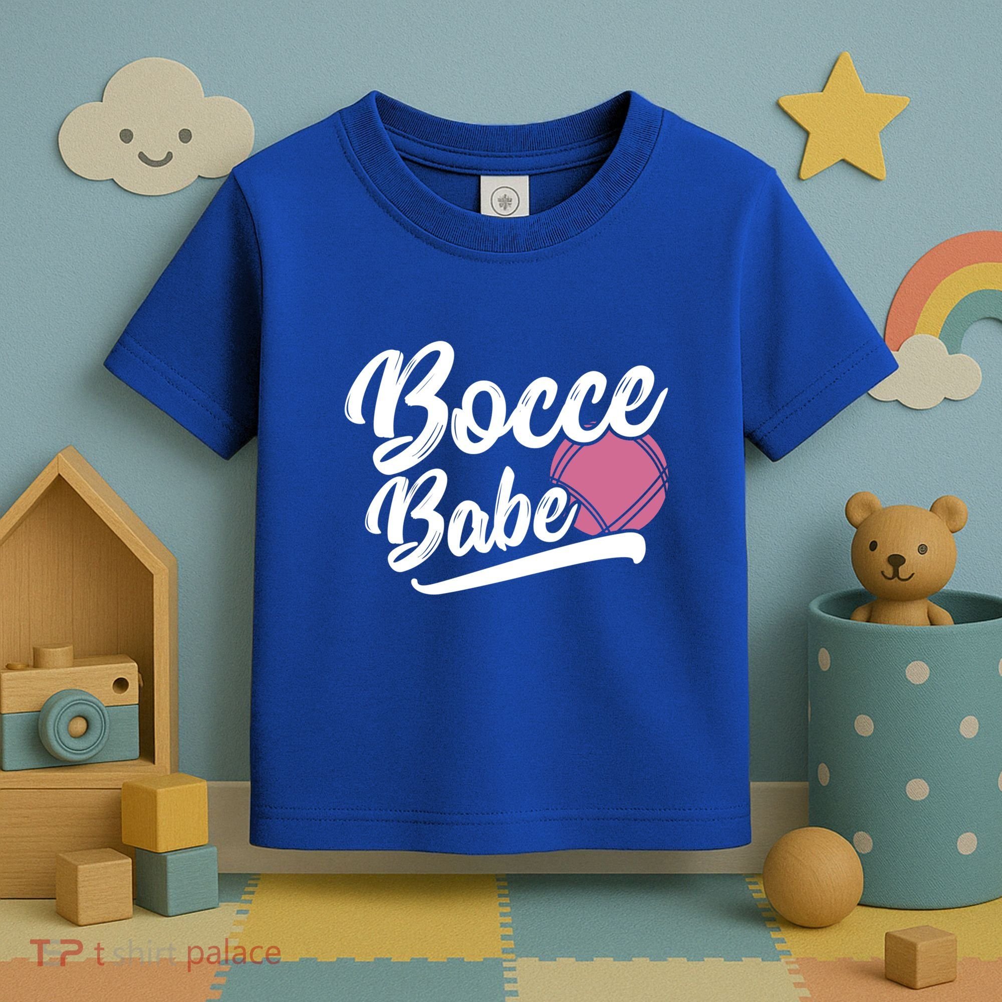 Bocce Funny Bocce Player Italian Bowling Bocce Ball Gift Toddler T-Shirt