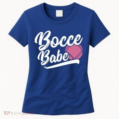 Bocce Funny Bocce Player Italian Bowling Bocce Ball Gift Women's T-Shirt