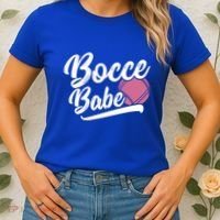 Bocce Funny Bocce Player Italian Bowling Bocce Ball Gift Women's T-Shirt thumb 2