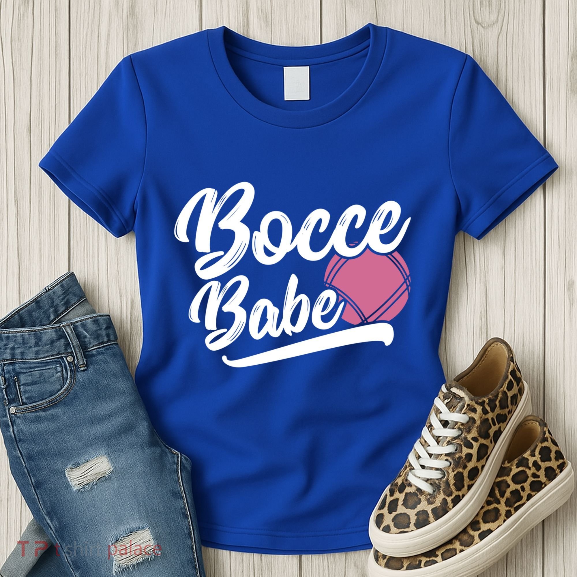 Bocce Funny Bocce Player Italian Bowling Bocce Ball Gift Women's T-Shirt