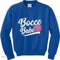 Bocce Funny Bocce Player Italian Bowling Bocce Ball Gift Kids Sweatshirt thumb 0