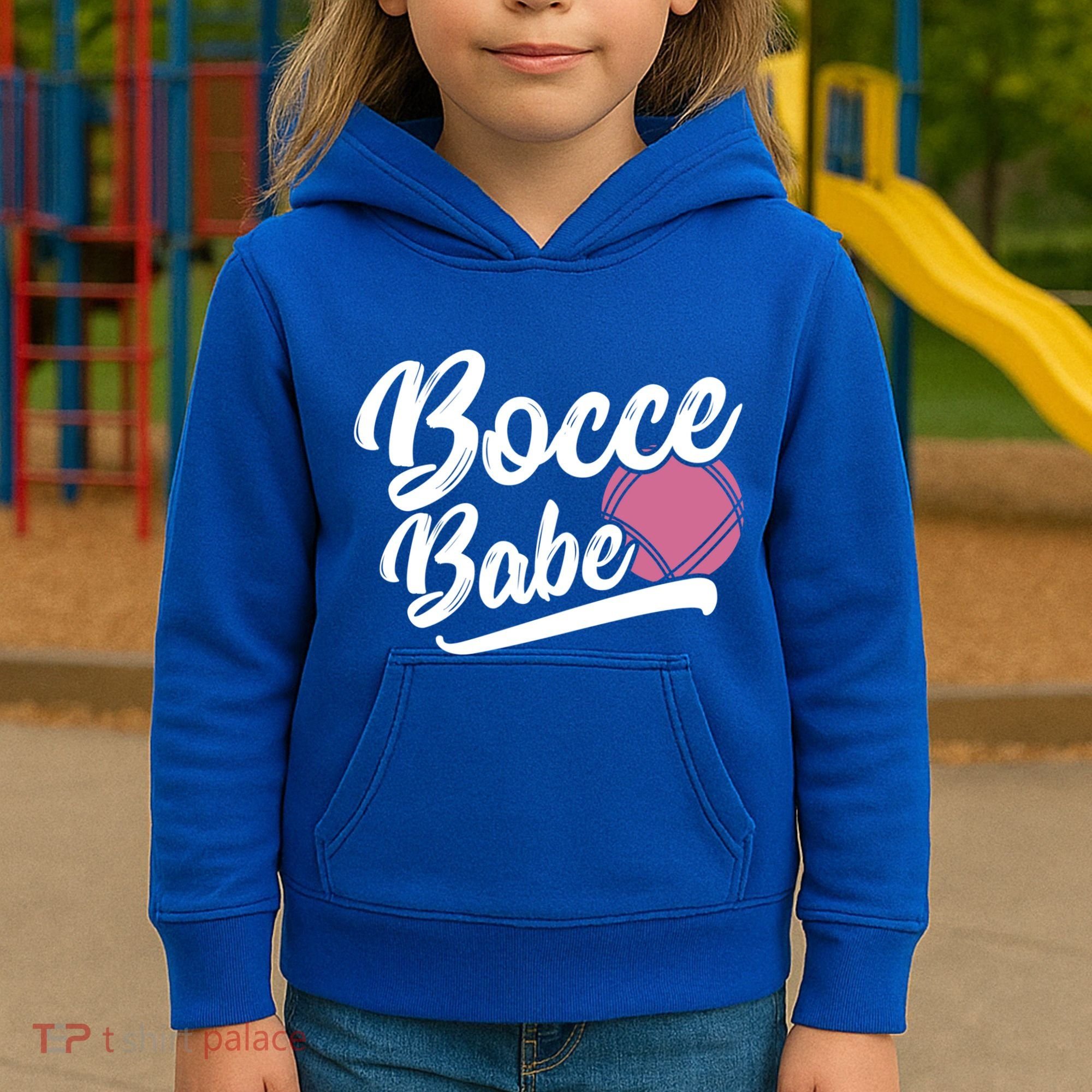 Bocce Funny Bocce Player Italian Bowling Bocce Ball Gift Kids Hoodie