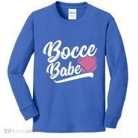 Bocce Funny Bocce Player Italian Bowling Bocce Ball Gift Kids Long Sleeve Shirt thumb 0