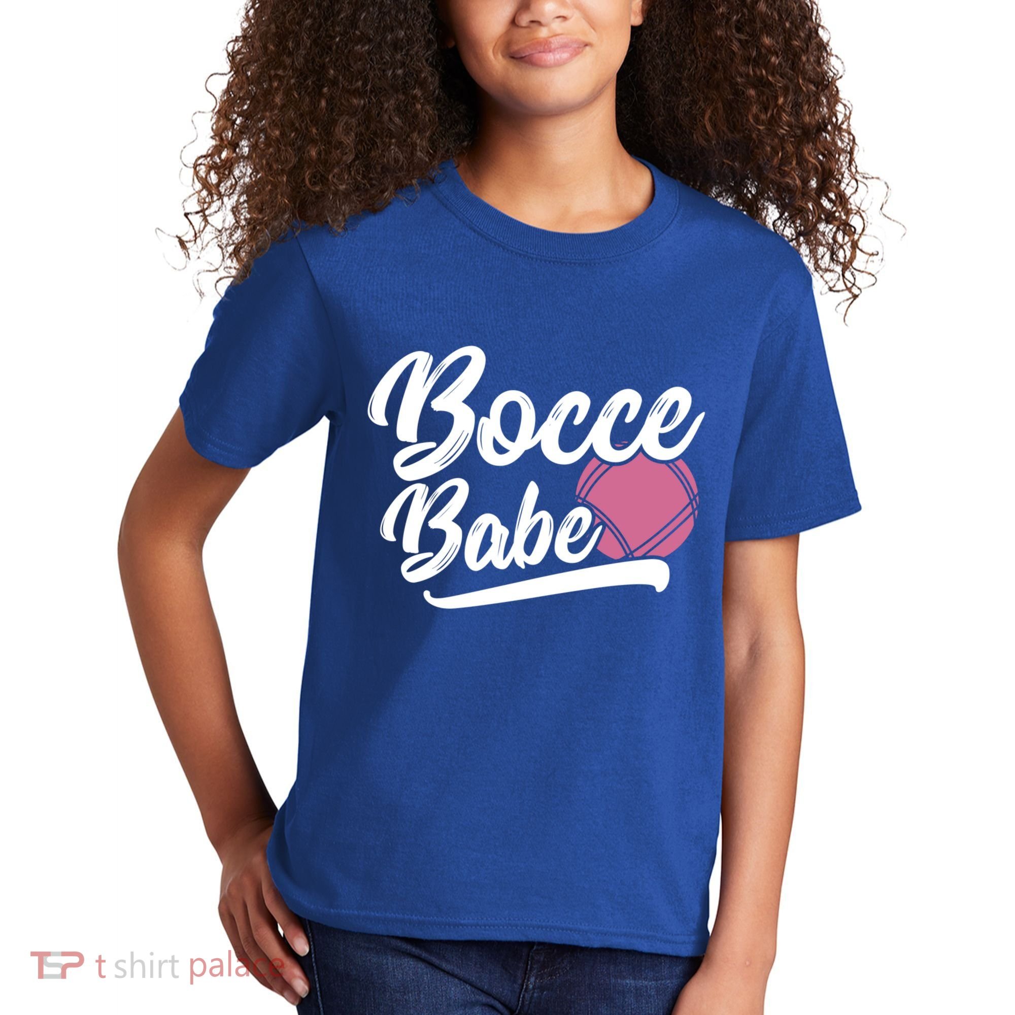 Bocce Funny Bocce Player Italian Bowling Bocce Ball Gift Kids T-Shirt