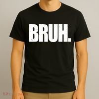 Bruh Funny Bro Saying Surfer Skaters Greeting T-Shirt thumb 3