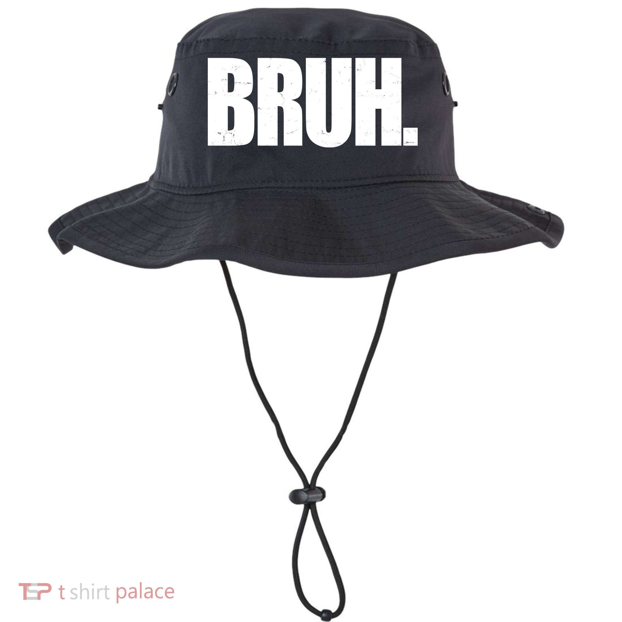 Bruh Funny Bro Saying Surfer Skaters Greeting Bucket Hat