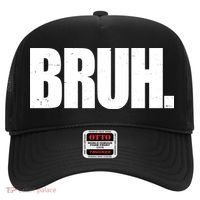 Bruh Funny Bro Saying Surfer Skaters Greeting Hat thumb 0