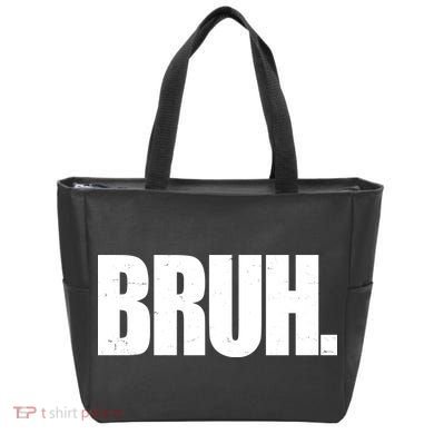 Bruh Funny Bro Saying Surfer Skaters Greeting Tote Bag