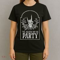 Bridesmaid Funny Bachelorette Party Til Death Do Us Party T-Shirt thumb 4