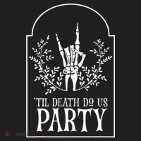 Bridesmaid Funny Bachelorette Party Til Death Do Us Party Beanie thumb 2