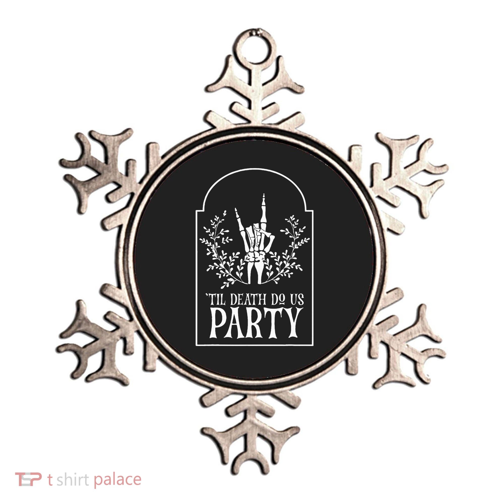 Bridesmaid Funny Bachelorette Party Til Death Do Us Party Ornament