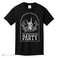 Bridesmaid Funny Bachelorette Party Til Death Do Us Party Kids T-Shirt thumb 0
