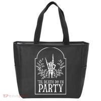 Bridesmaid Funny Bachelorette Party Til Death Do Us Party Tote Bag thumb 0