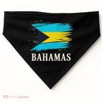 Bahamas Flag Bahamas Vacation USA-Made Doggie Bandana thumb 0