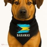 Bahamas Flag Bahamas Vacation USA-Made Doggie Bandana thumb 1