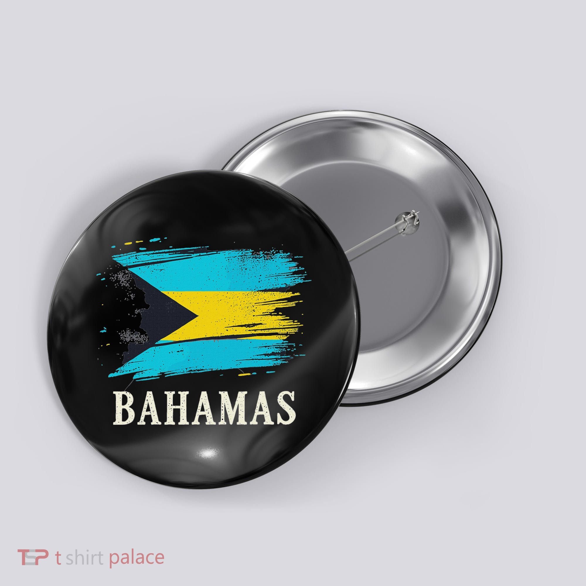 Bahamas Flag Bahamas Vacation Button