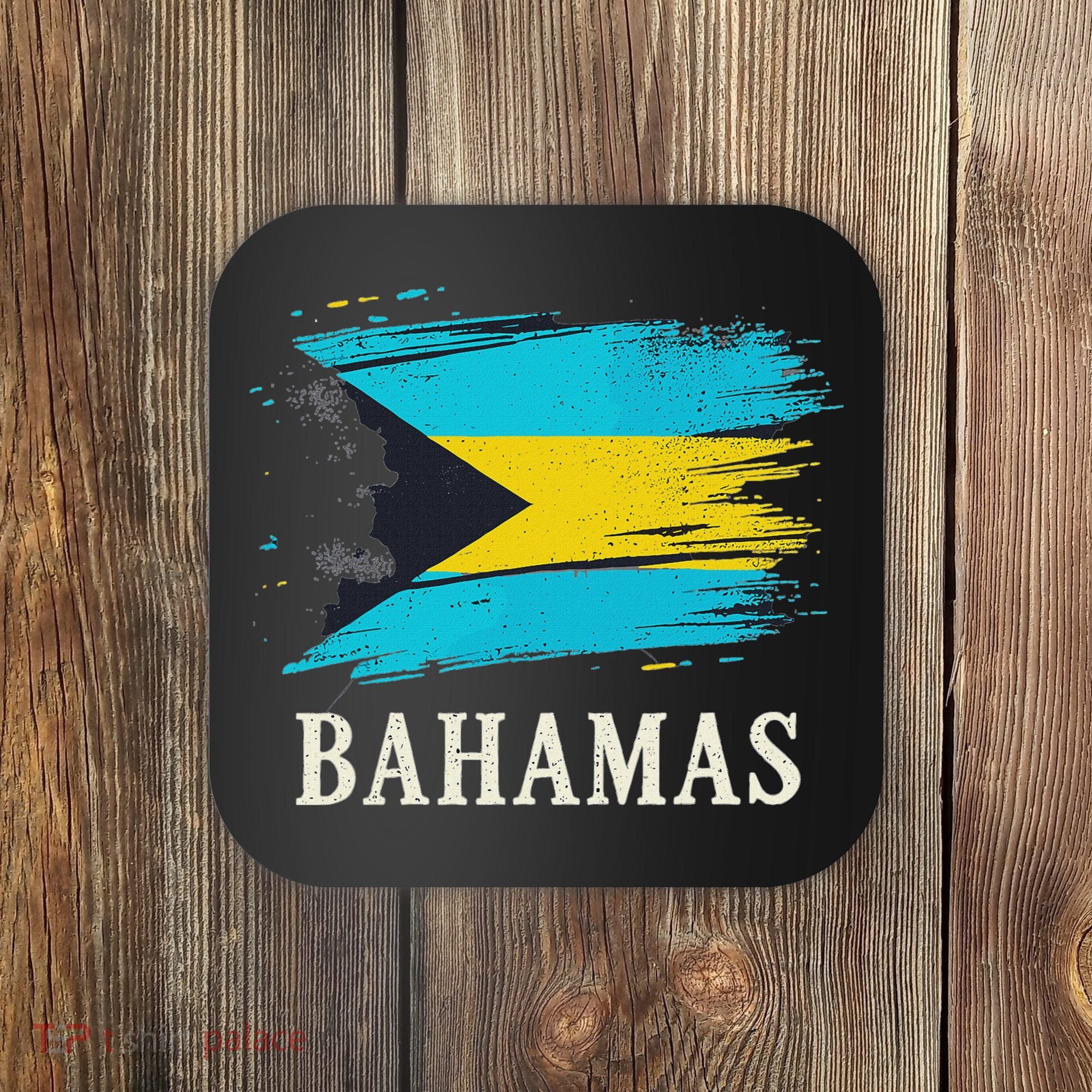Bahamas Flag Bahamas Vacation Coaster