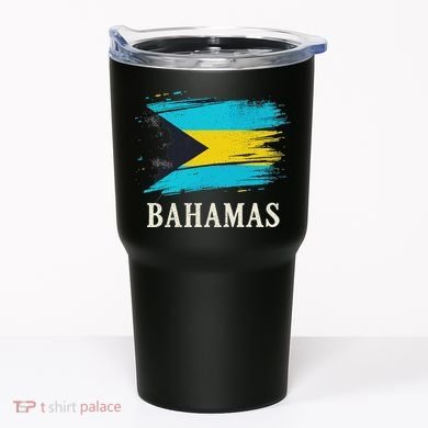 Bahamas Flag Bahamas Vacation Tumbler