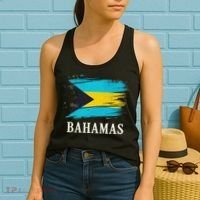 Bahamas Flag Bahamas Vacation Women's Tank Top thumb 2