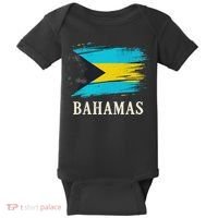 Bahamas Flag Bahamas Vacation Baby Bodysuit thumb 0