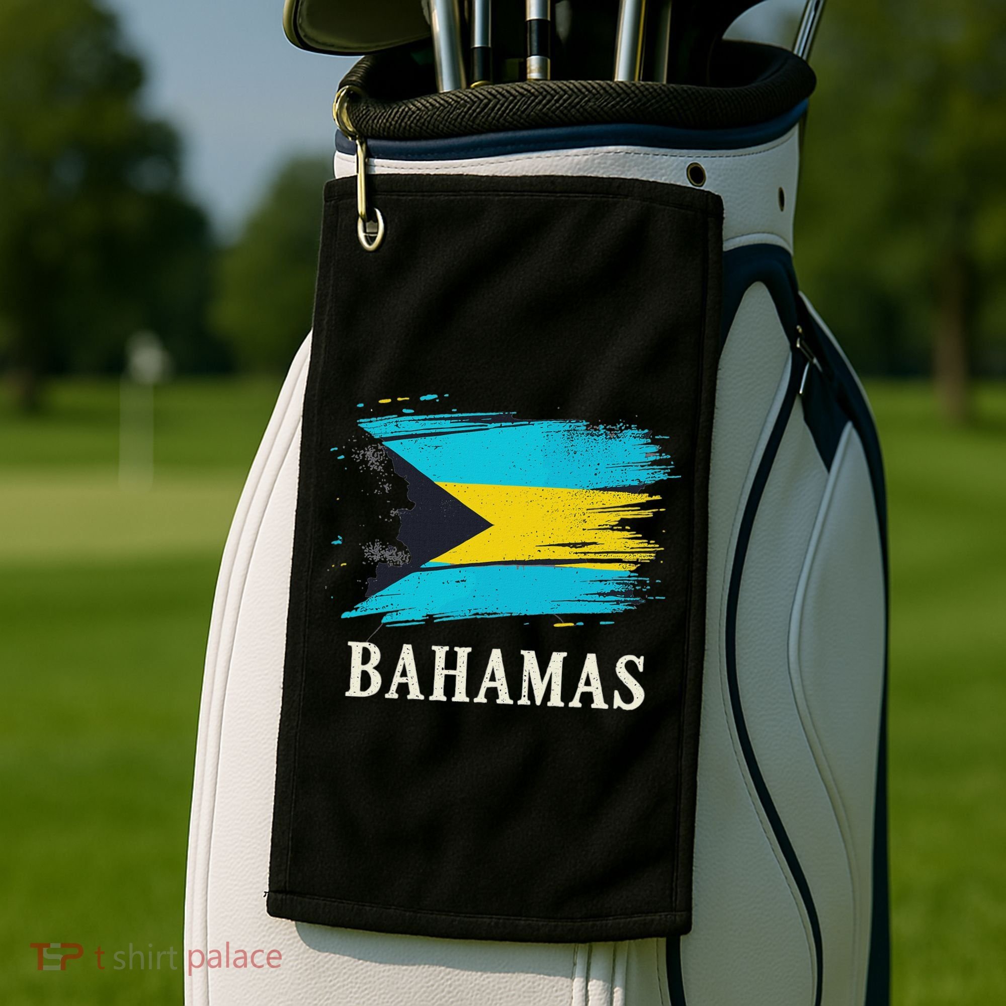 Bahamas Flag Bahamas Vacation Golf Towel