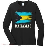 Bahamas Flag Bahamas Vacation Women's Long Sleeve Shirt thumb 0