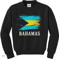 Bahamas Flag Bahamas Vacation Kids Sweatshirt thumb 0