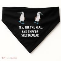 Blue Footed Booby Seabird Boobies USA-Made Doggie Bandana thumb 0