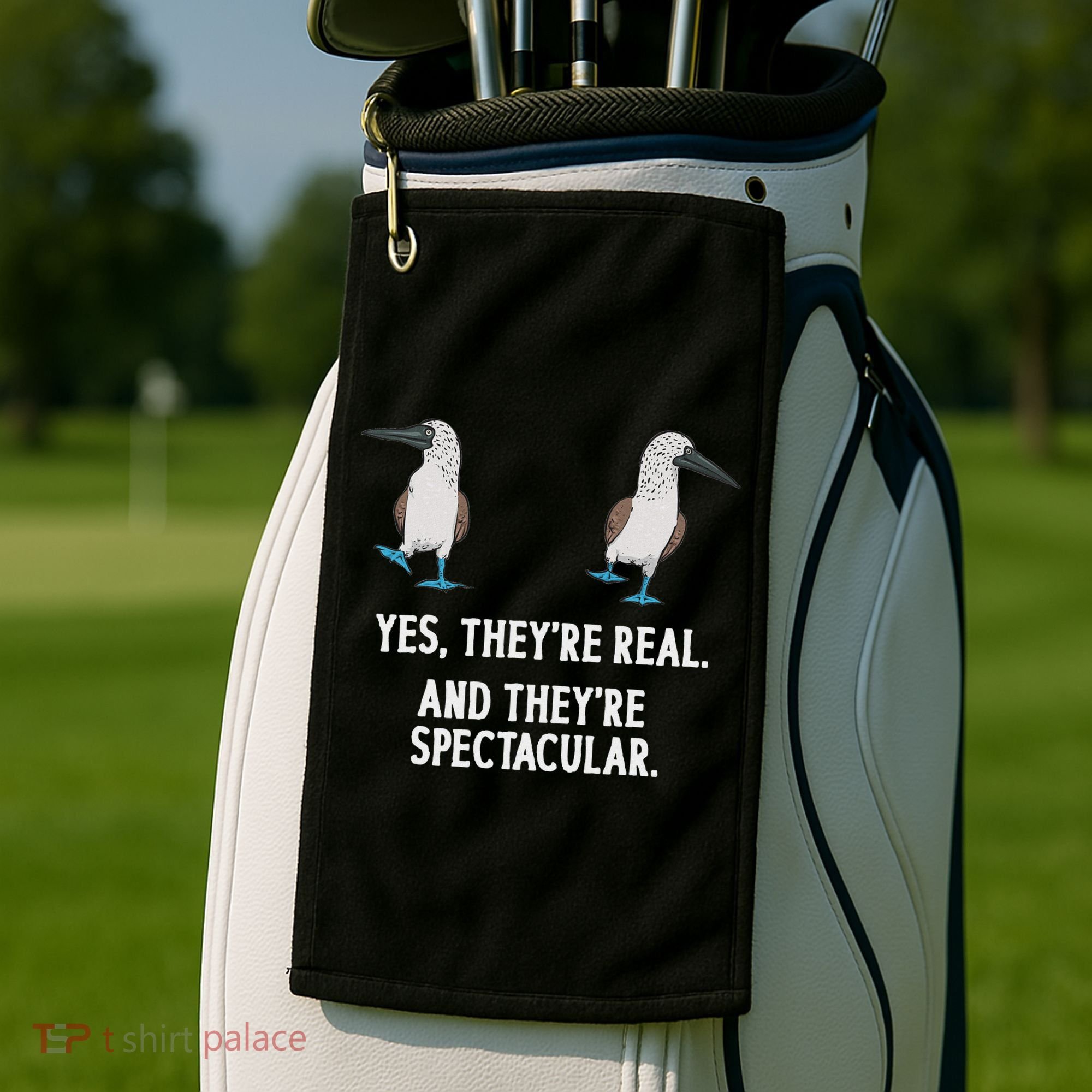 Blue Footed Booby Seabird Boobies Golf Towel