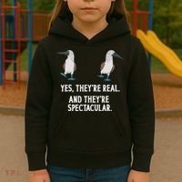 Blue Footed Booby Seabird Boobies Kids Hoodie thumb 3
