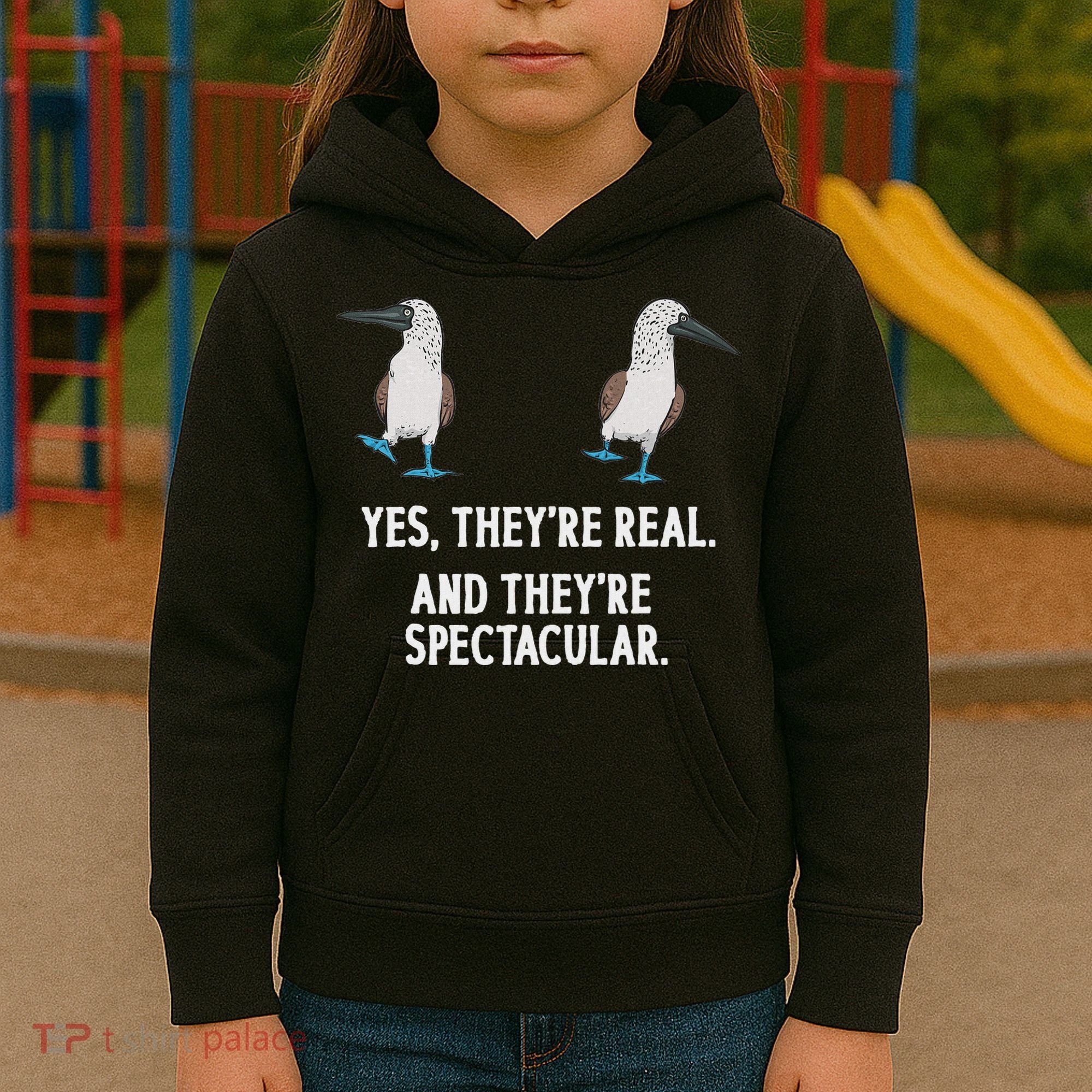 Blue Footed Booby Seabird Boobies Kids Hoodie
