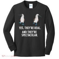 Blue Footed Booby Seabird Boobies Kids Long Sleeve Shirt thumb 0