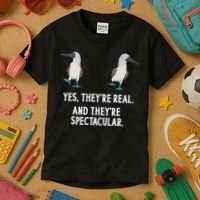 Blue Footed Booby Seabird Boobies Kids T-Shirt thumb 3