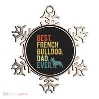 Best French Bulldog Dad Ever Dog Daddy Fathers Day Ornament thumb 0
