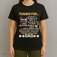 Best French Bulldog Dog Dad Lover Happy Fathers Day T-Shirt thumb 4