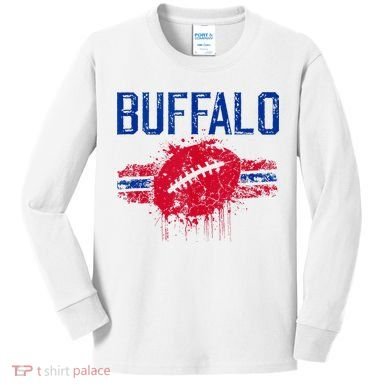 Buffalo Fan Kids Long Sleeve Shirt