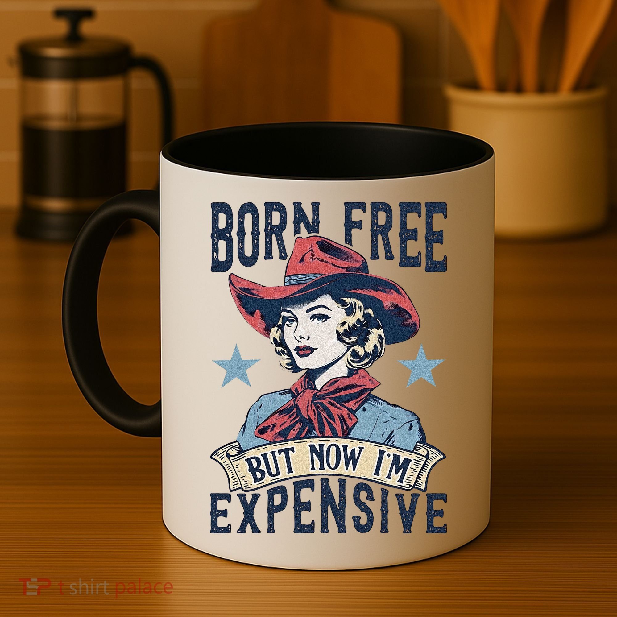 Born Free But Now IM Expensive 4th Of July Coffee Mug