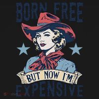 Born Free But Now IM Expensive 4th Of July Women's Hoodie thumb 2